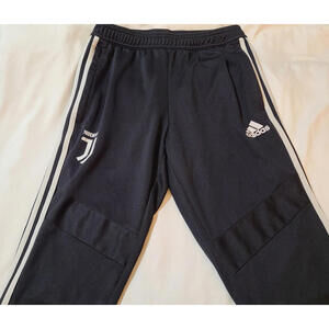 Adidas Juventus Soccer Track Pants Men’s Size M Black Track Jogger